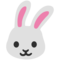 Rabbit Face emoji on Google